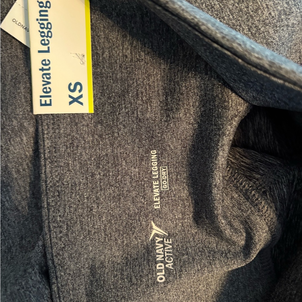 Old Navy Kids Dark Gray And Light Gray Leggings View 4